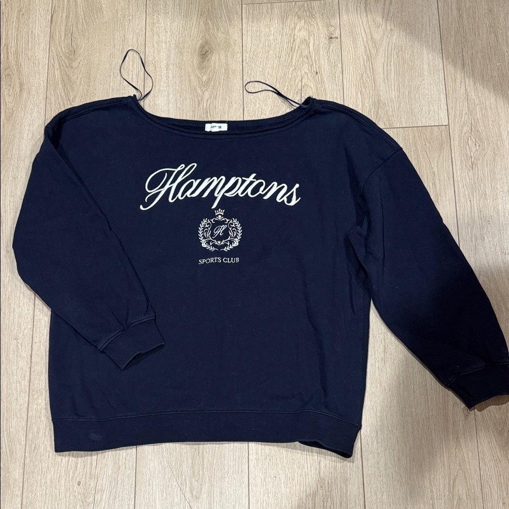 Hamptons Navy Women’s Pullover Sweatshirt